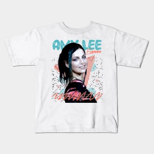 Retro Amy Lee Fan Art Design Kids T-Shirt